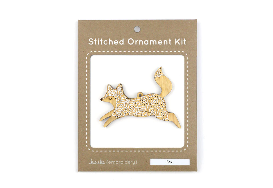 Stitched Ornament Kits - Oak