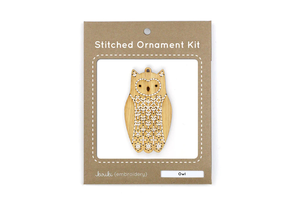 Stitched Ornament Kits - Oak