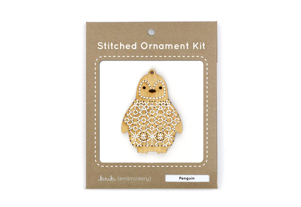 Stitched Ornament Kits - Oak