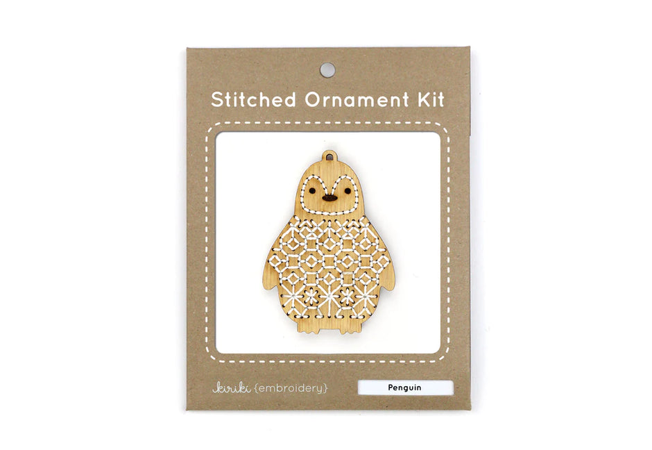 Stitched Ornament Kits - Oak
