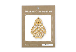 Stitched Ornament Kits - Oak