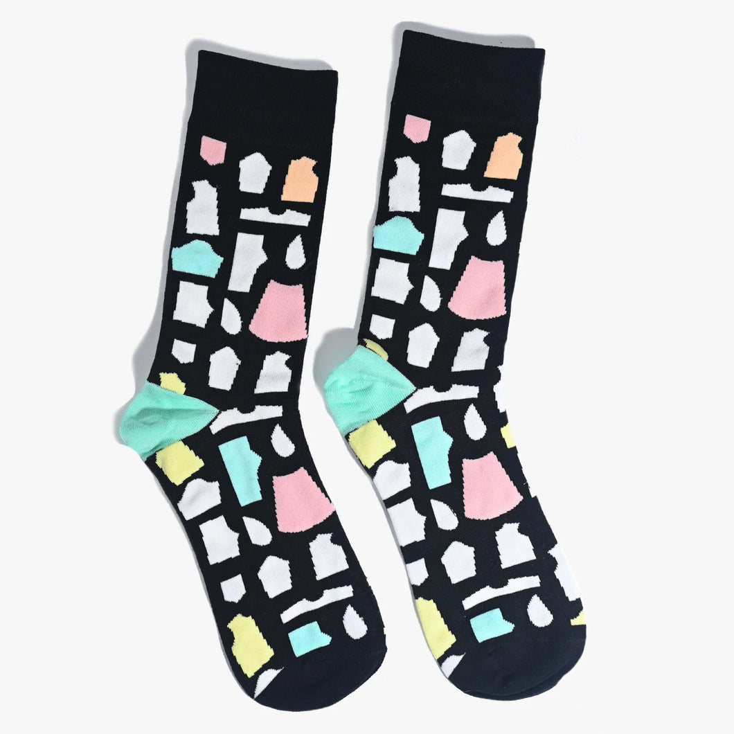 Pattern Pieces Socks