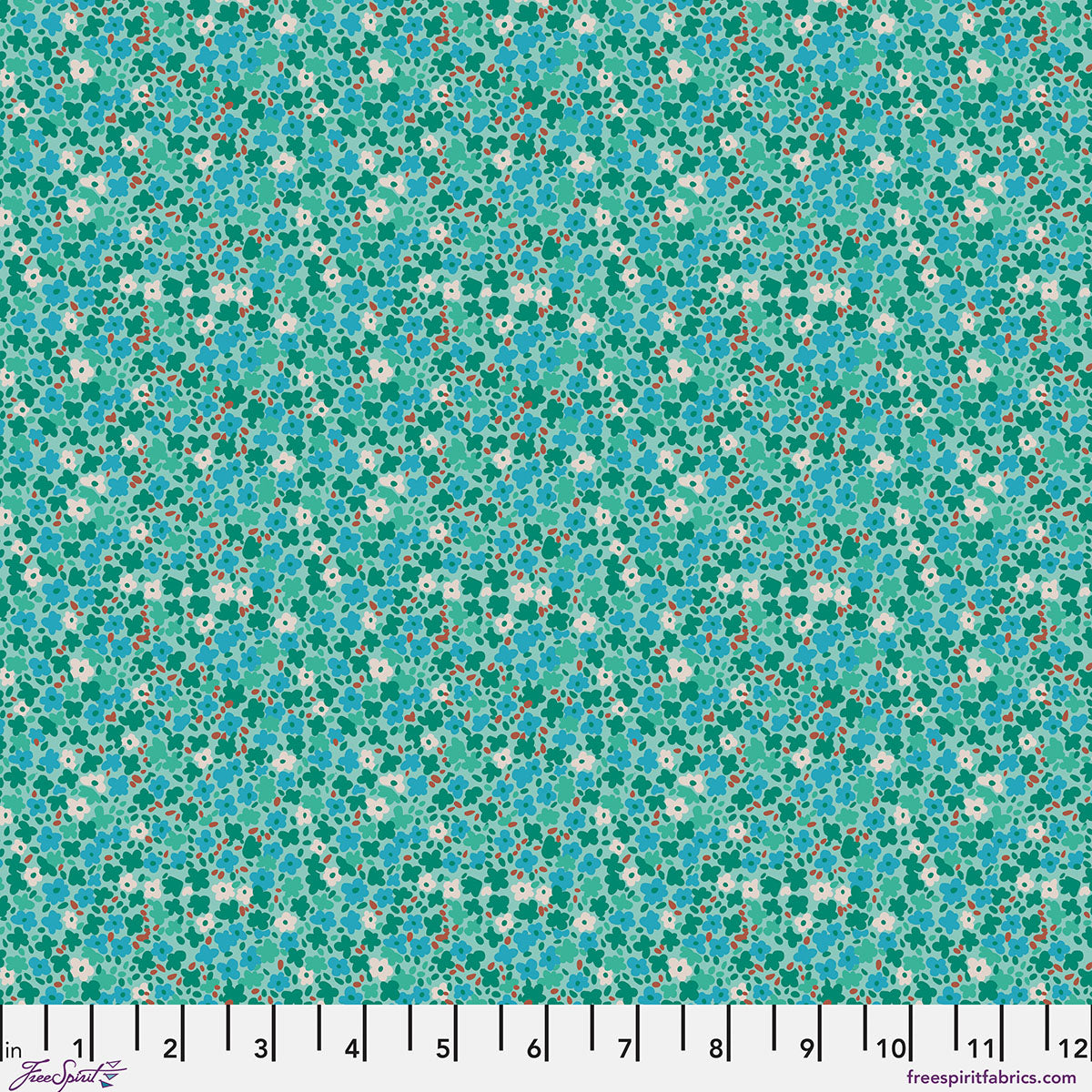 Petite Prints - Ditsy - Mint