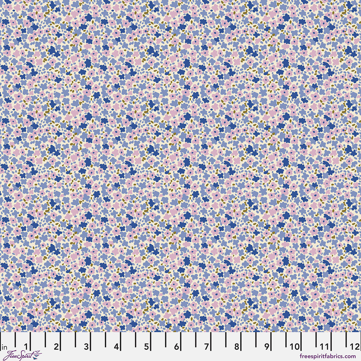 Petite Prints - Ditsy - Periwinkle