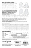 Bella Quilt Coat Pattern - PRINTED