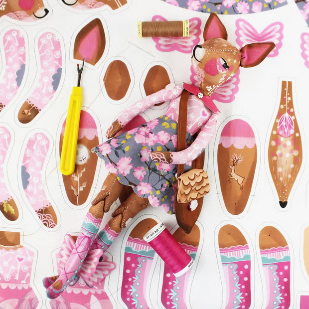 Prudence the Deer DIY Doll Sewing Kit