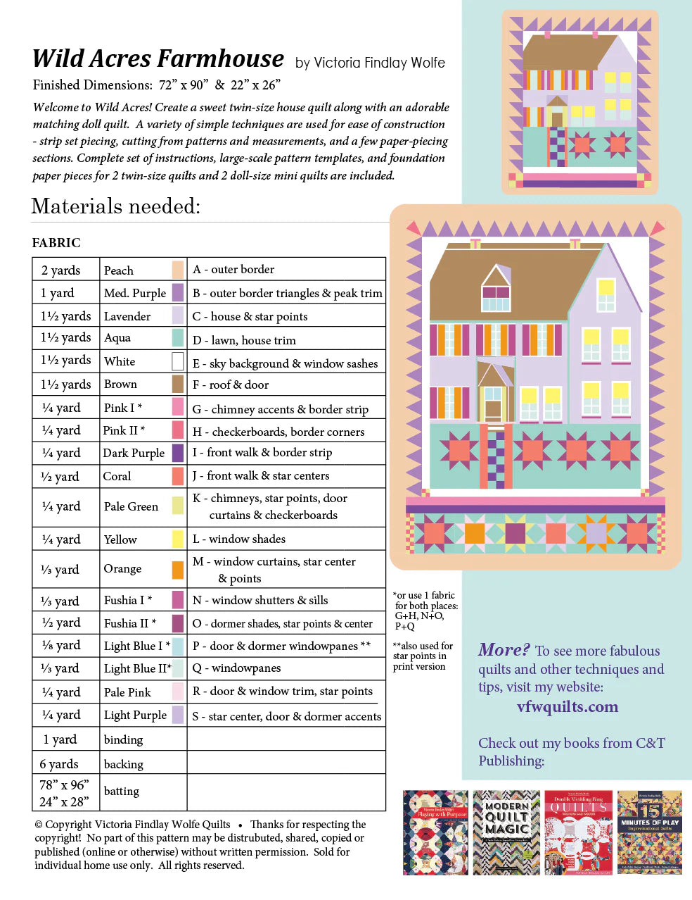 Wild Acres Quilt Pattern