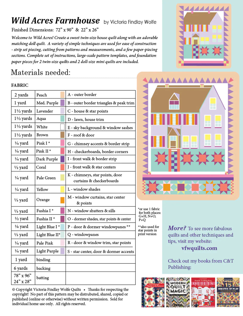 Wild Acres Quilt Pattern
