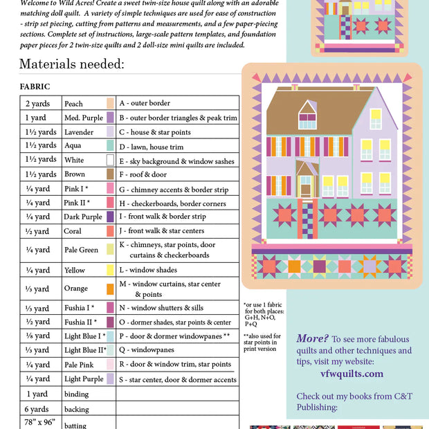 Wild Acres Quilt Pattern