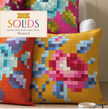 Garden Rose Embroidery Pillow Kit - MUSTARD