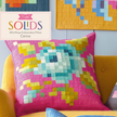 Wild Rose Embroidery Pillow Kit - CERISE