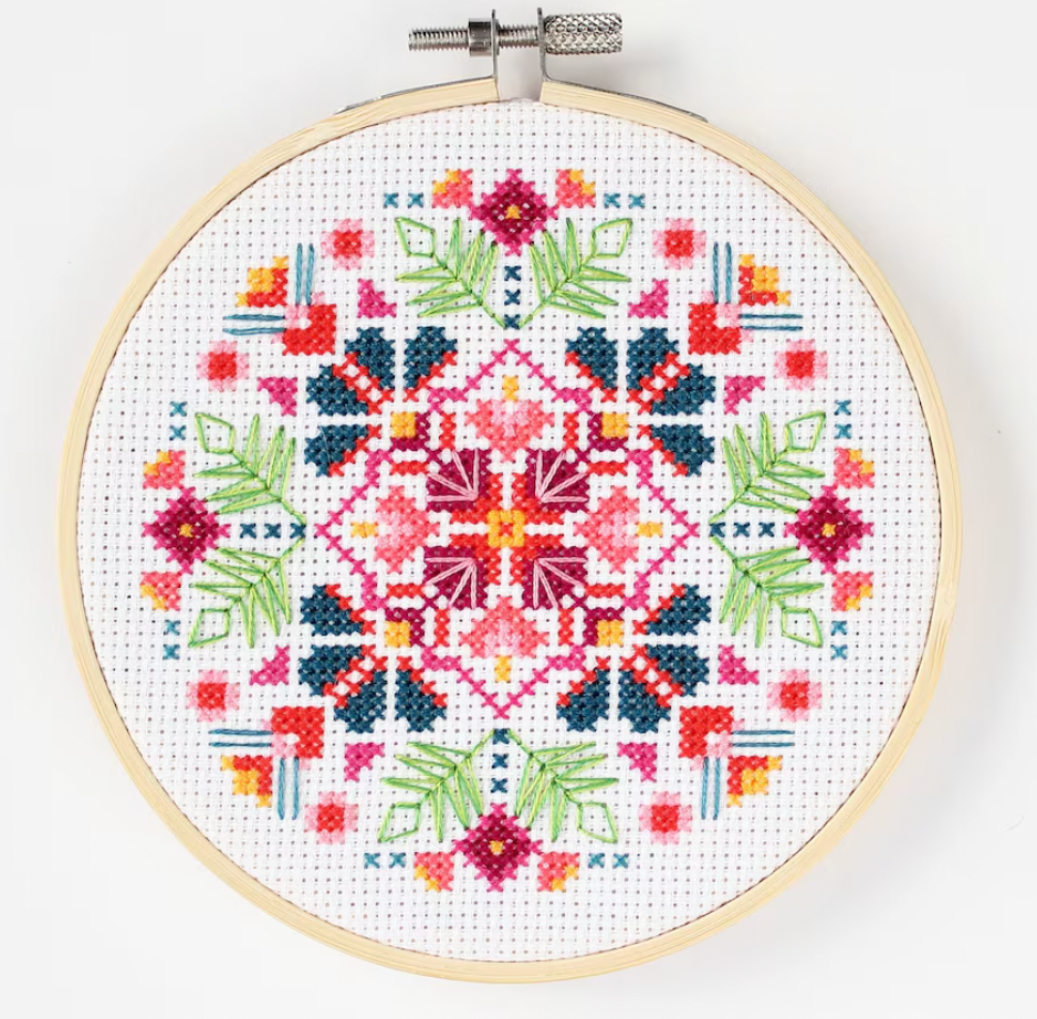 Midnight Marigolds Cross Stitch Kit