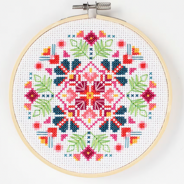 Midnight Marigolds Cross Stitch Kit