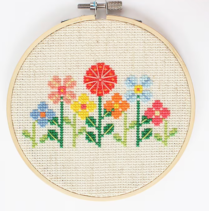 Flower Garden Cross Stitch Kit