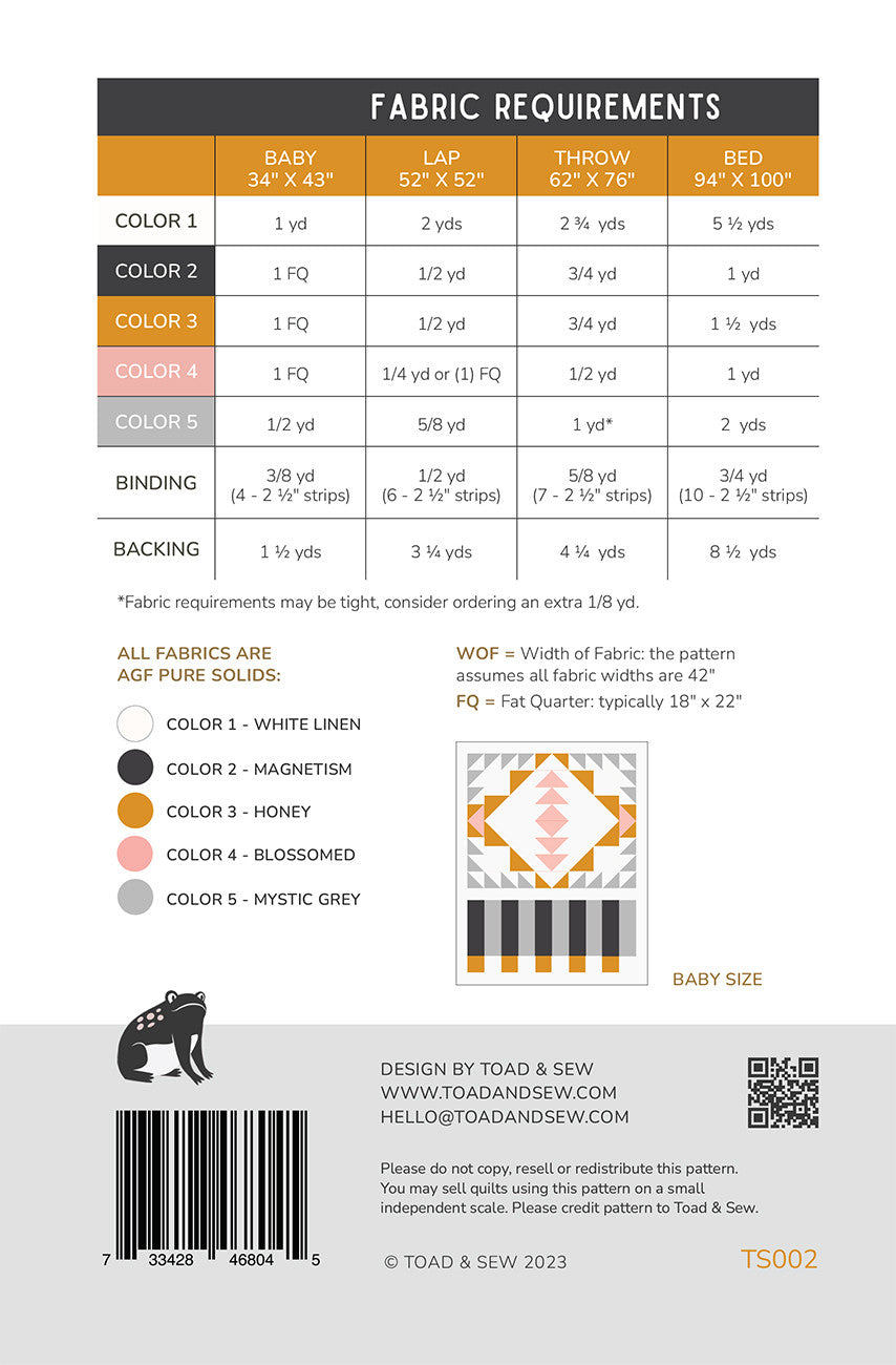 Open Road Quilt Pattern