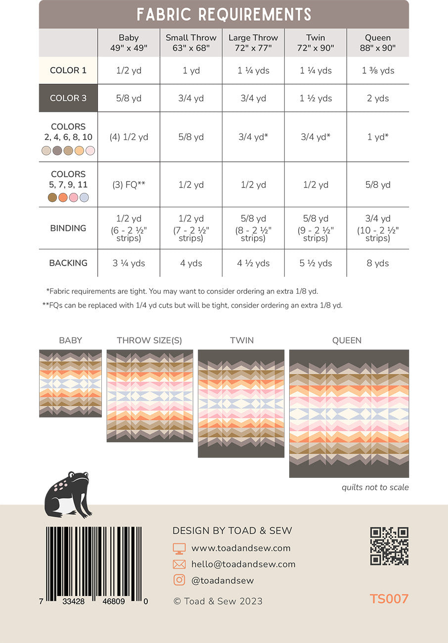 Rocky Coast Quilt Pattern