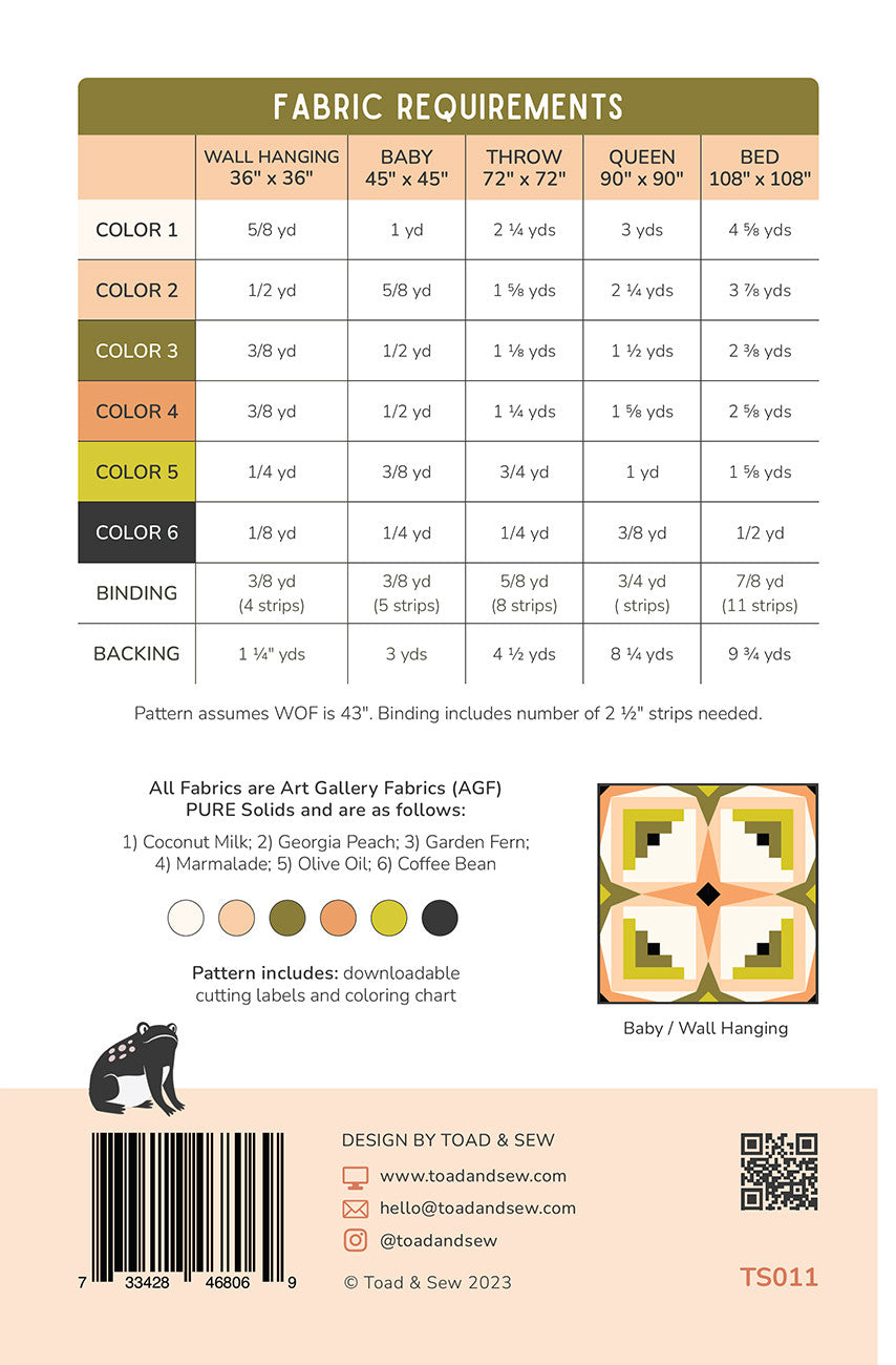 Sky Cabin Quilt Pattern