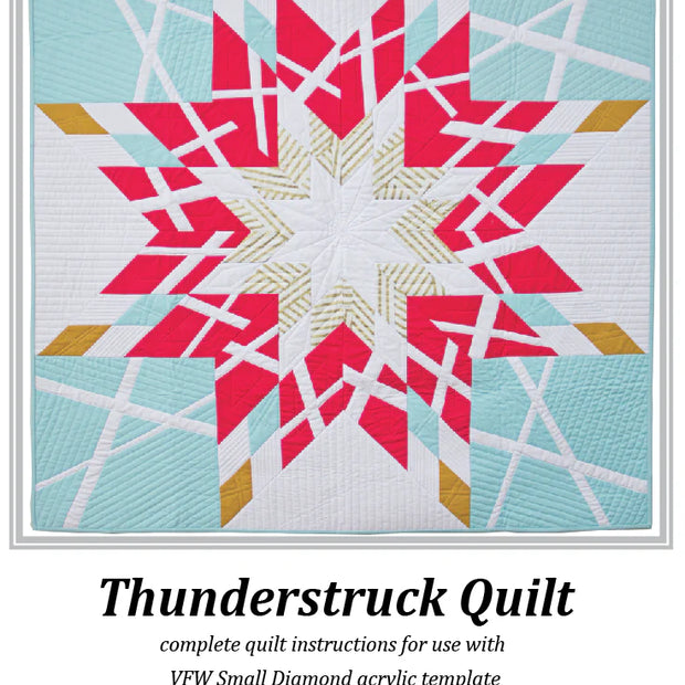 Thunderstruck Quilt Pattern + Template
