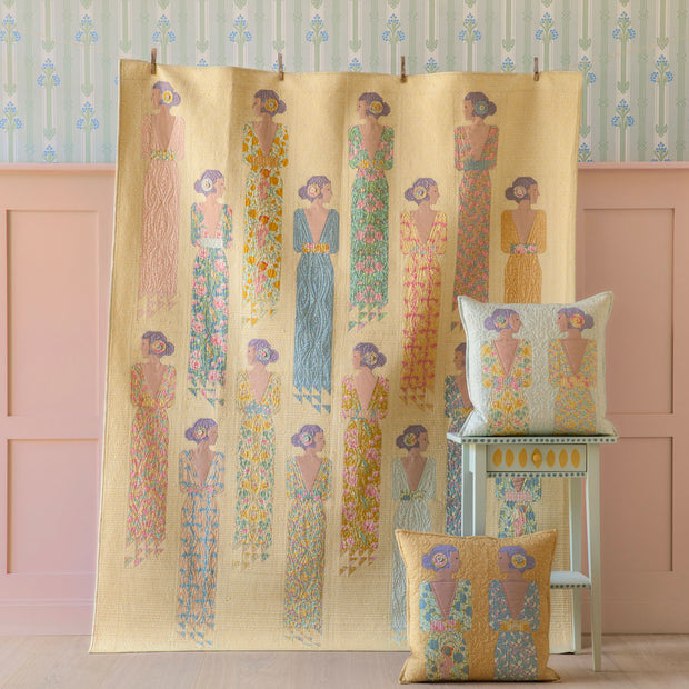 TILDA - Songbird - Soiree Quilt Kit - Blue / Yellow or Coral / Green