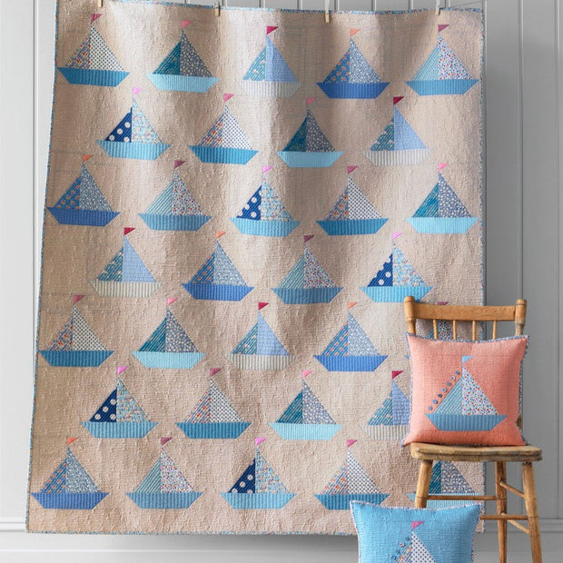 Tilda Creating Memories - Sailboats Quilt Kit