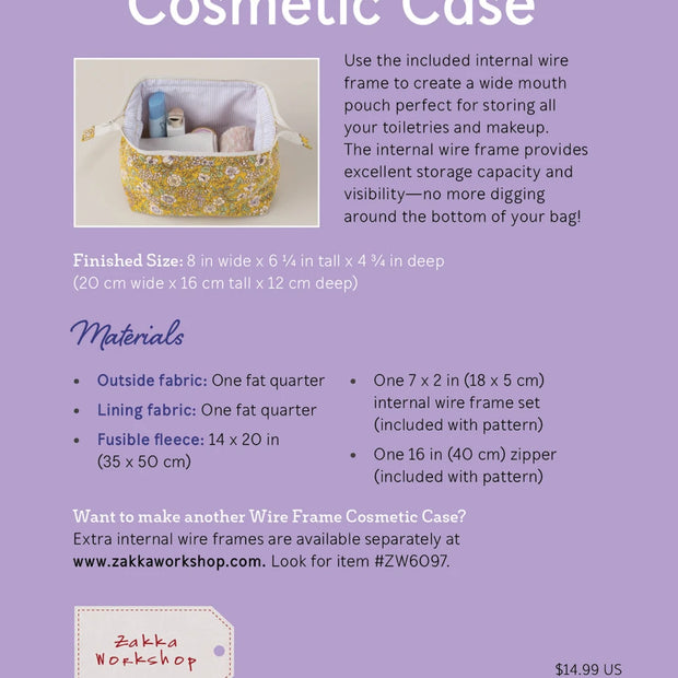 Wire Frame Cosmetic Case Kit