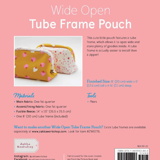 Wide Open Tube Frame Pouch Kit