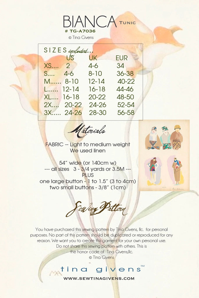 Bianca Jacket Shirt Sewing Pattern