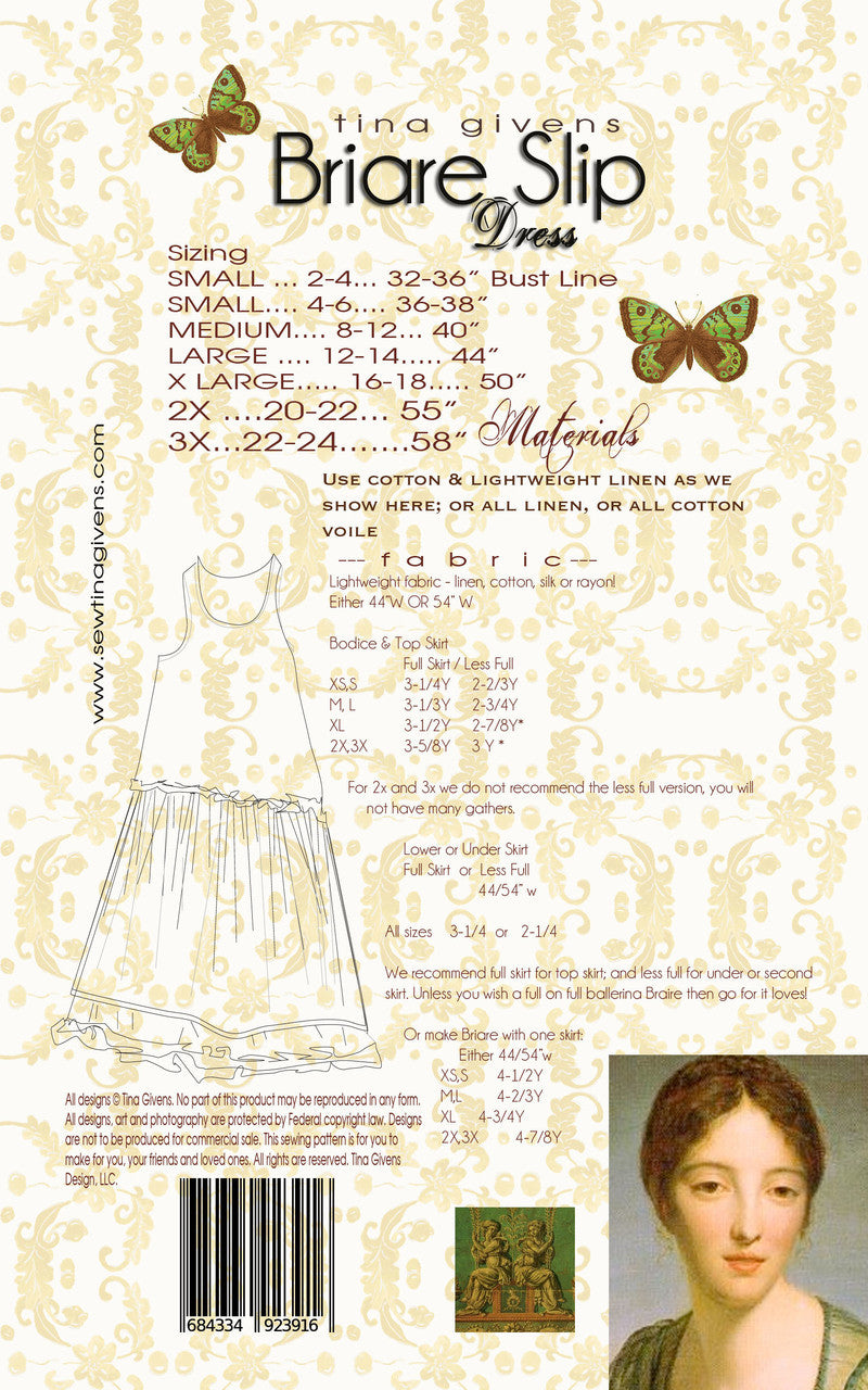 Briare Slip Dress Sewing Pattern