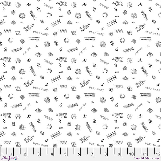 Love Letters - Cancellation Stamps - White