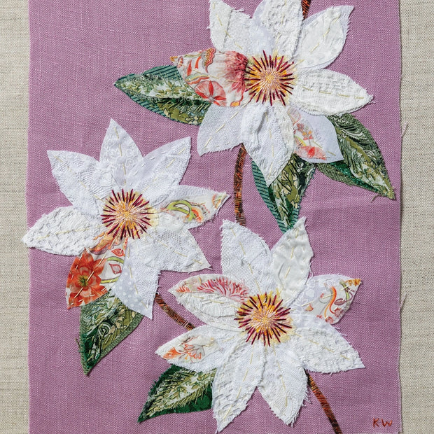 Clematis Slow Stitching Kit