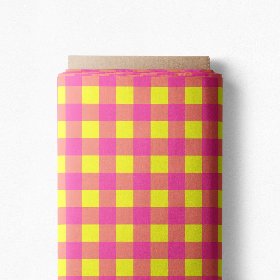 Karina + Kind - Clownpants Gingham - CANVAS - 1 m cut