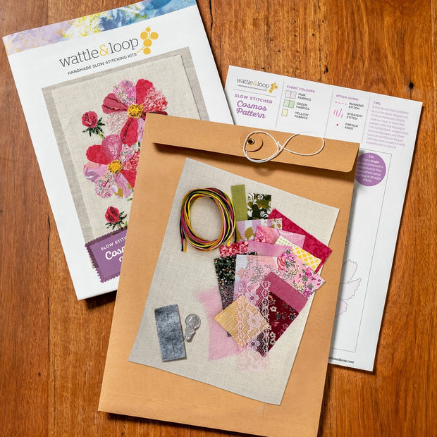 Cosmos Slow Stitching Kit