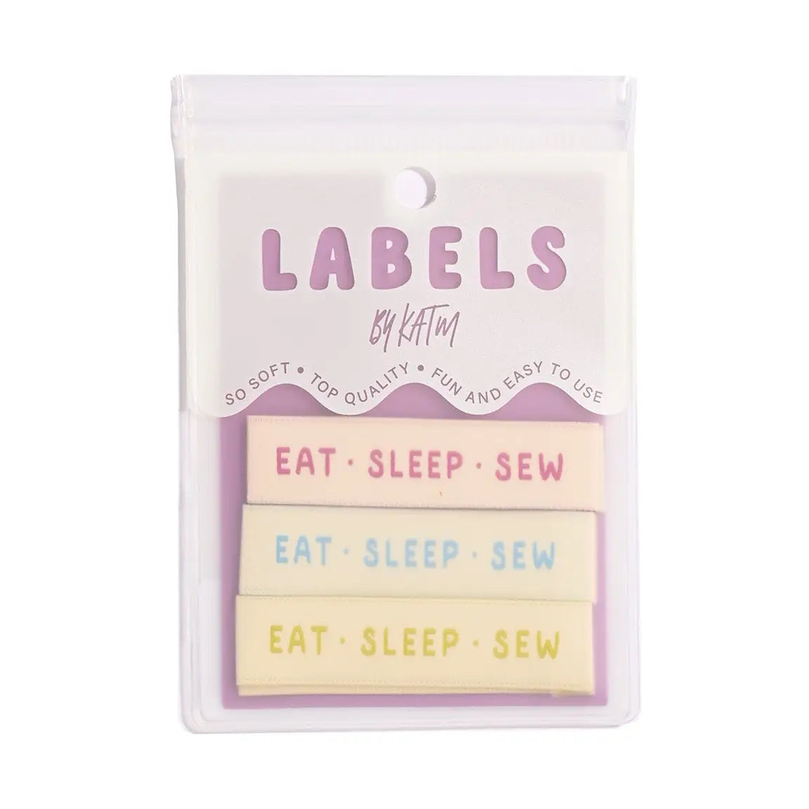 EAT SLEEP SEWS Labels