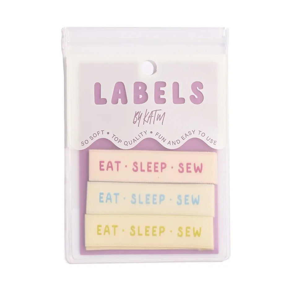 EAT SLEEP SEWS Labels