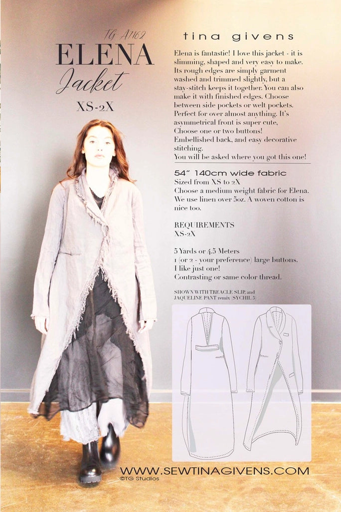 Elena Jacket Sewing Pattern