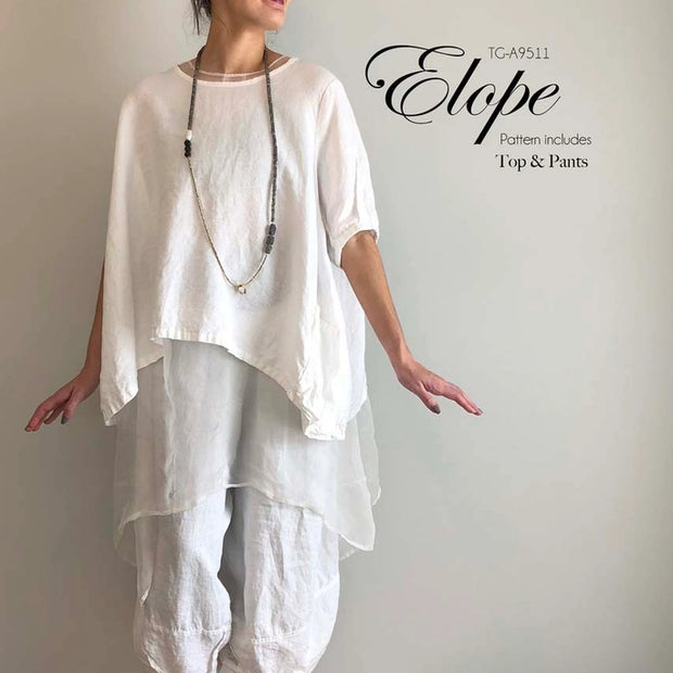 Elope Crop Top and Pant Sewing Pattern