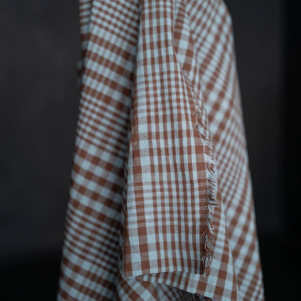 Frankie Organic Cotton / Linen Check