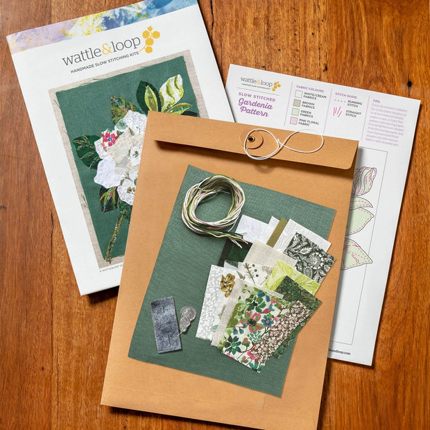 Gardenia Slow Stitching Kit