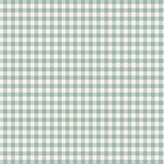 Gingham - Duckegg - WIDEBACK