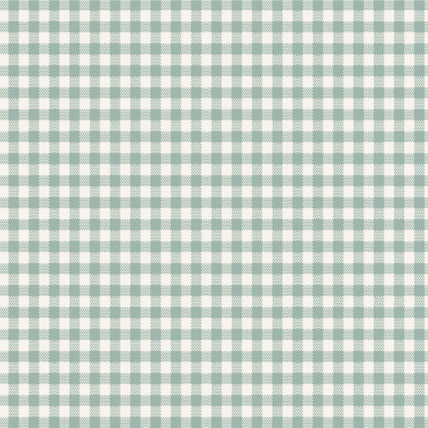 Gingham - Duckegg - WIDEBACK