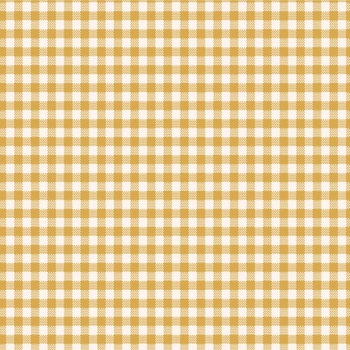 Gingham - Yellow - WIDEBACK