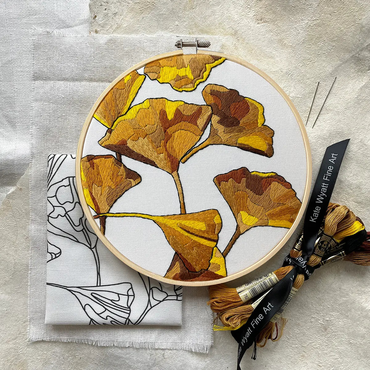 Gingko Embroidery Kit