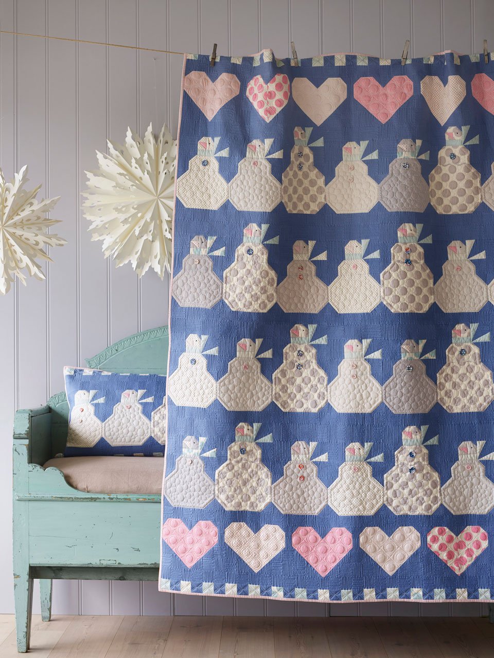 Happy Winter Snowmen Quilt Kit