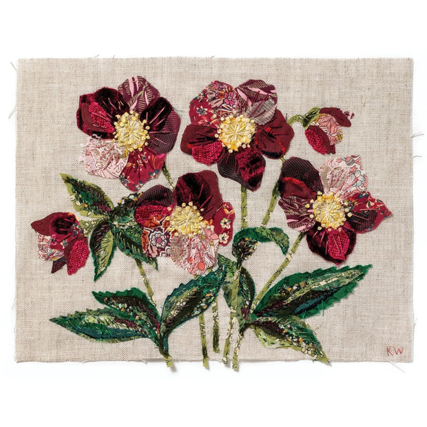 Hellebores Slow Stitching Kit