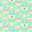 Snow Snuggles - Animals in Mint
