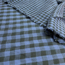 Load image into Gallery viewer, Gingham Night Double Gauze
