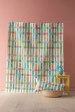 Striped Summer Quilt Kit - Teal / Corn