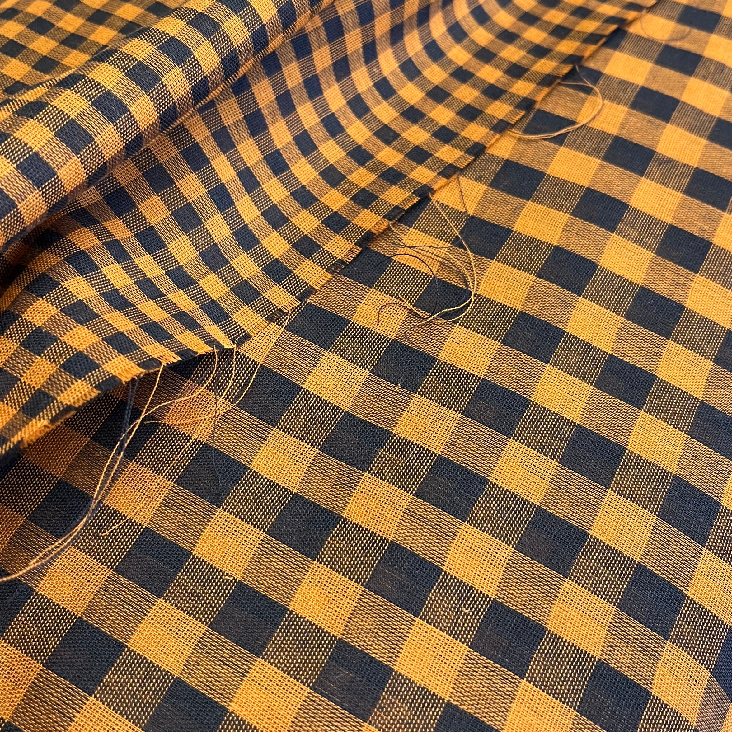 Gingham Night Double Gauze