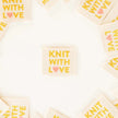 Knit With Love Premium Woven Labels
