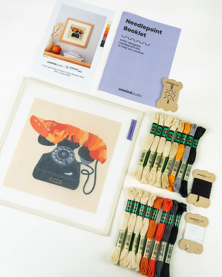 Lobster Telephone by Salvador Dali Needlepoint Kit